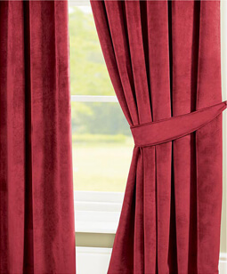 Lined Velour Curtains - RT575